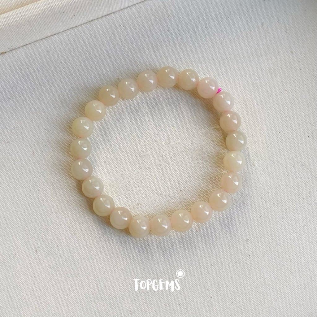 Vòng Tay Chuỗi Ngọc Hoà Điền Tự Nhiên Vòng Nhập Môn 6 li đến 12 li TOPGEMS [SHIP HOẢ TỐC] - TẶNG KÈM HỘP
