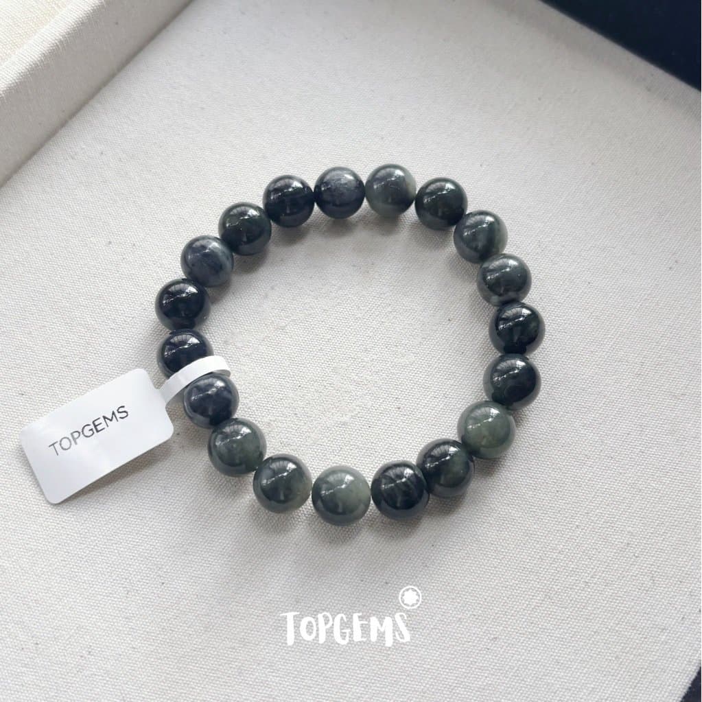 [HOẢ TỐC - TẶNG HỘP] Vòng Tay Chuỗi Ngọc Hoà Điền Tự Nhiên Nhập Môn Size 6mm - 12mm TOPGEMS