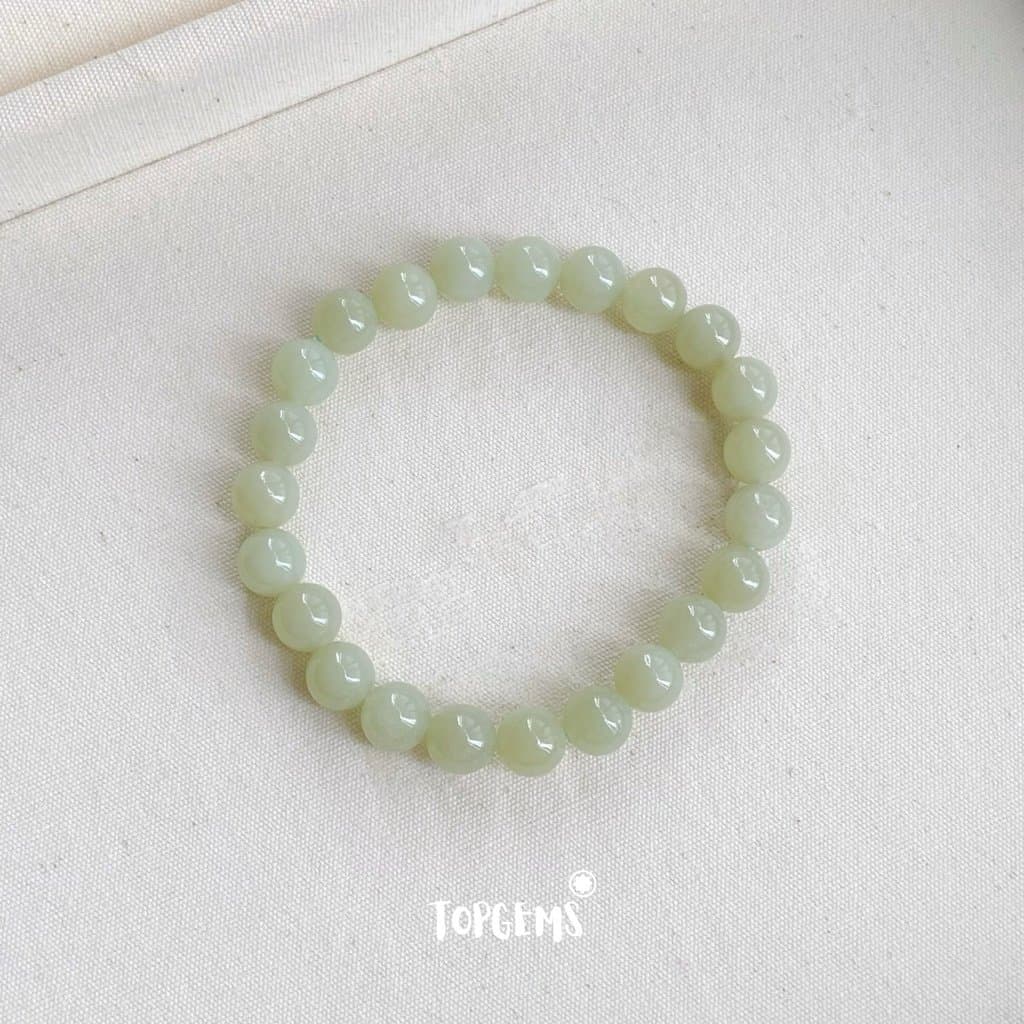 Vòng Tay Chuỗi Ngọc Hoà Điền Tự Nhiên Vòng Nhập Môn 6 li đến 12 li TOPGEMS [SHIP HOẢ TỐC] - TẶNG KÈM HỘP VA086 - Ảnh bìa