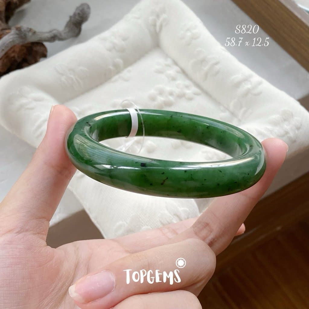[TỔNG HỢP VÒNG BẢN] Ngọc Hoà Điền Tự Nhiên Kèm Kiểm Định TOPGEMS - Có Ship Hoả Tốc - Tặng Kèm Hộp