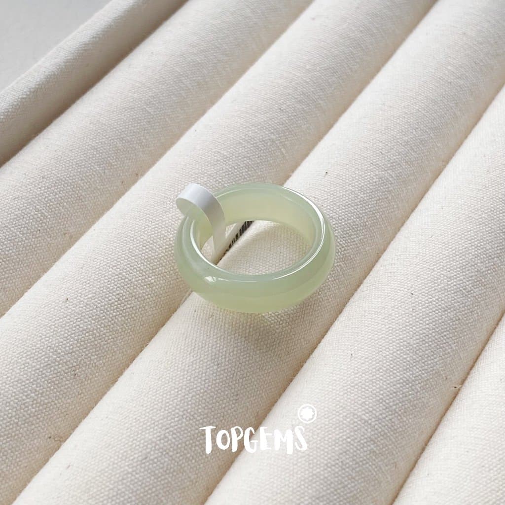 [CÓ KIỂM ĐỊNH] Tổng Hợp Nhẫn Ngọc Hoà Điền Tự Nhiên Nam Nữ Chủng Cao Đẹp TOPGEMS - HOẢ TỐC, TẶNG HỘP