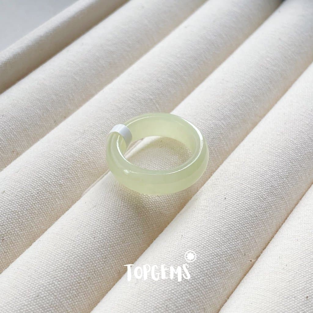 [CÓ KIỂM ĐỊNH] Tổng Hợp Nhẫn Ngọc Hoà Điền Tự Nhiên Nam Nữ Chủng Cao Đẹp TOPGEMS - HOẢ TỐC, TẶNG HỘP YA112 - Ảnh bìa