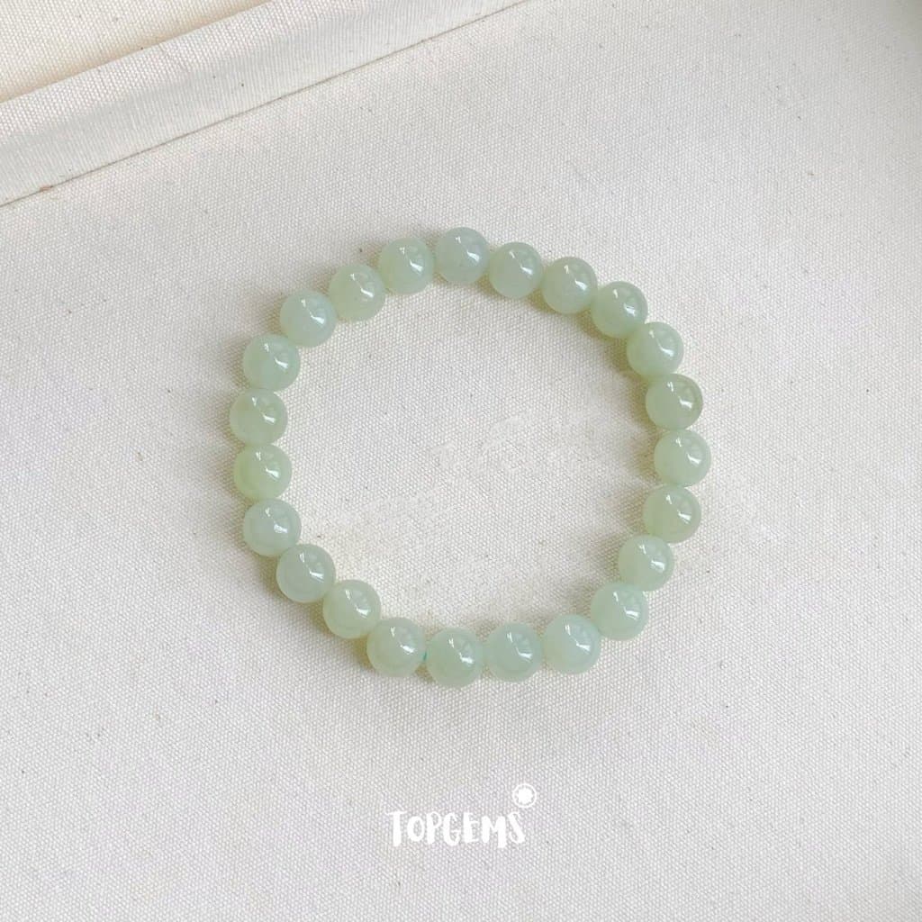 Vòng Tay Chuỗi Ngọc Hoà Điền Tự Nhiên Vòng Nhập Môn 6 li đến 12 li TOPGEMS [SHIP HOẢ TỐC] - TẶNG KÈM HỘP VA085 - Ảnh bìa