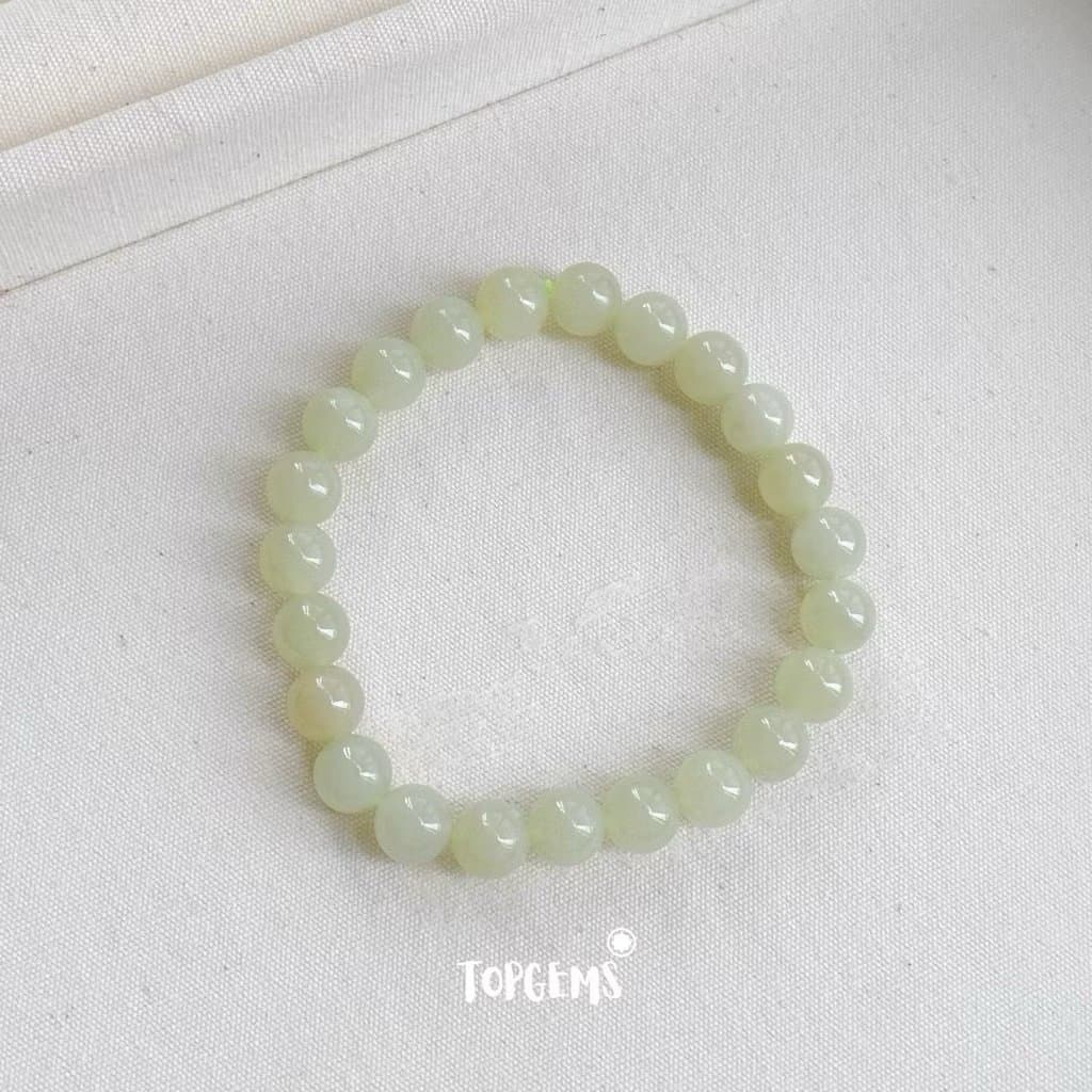 Vòng Tay Chuỗi Ngọc Hoà Điền Tự Nhiên Vòng Nhập Môn 6 li đến 12 li TOPGEMS [SHIP HOẢ TỐC] - TẶNG KÈM HỘP