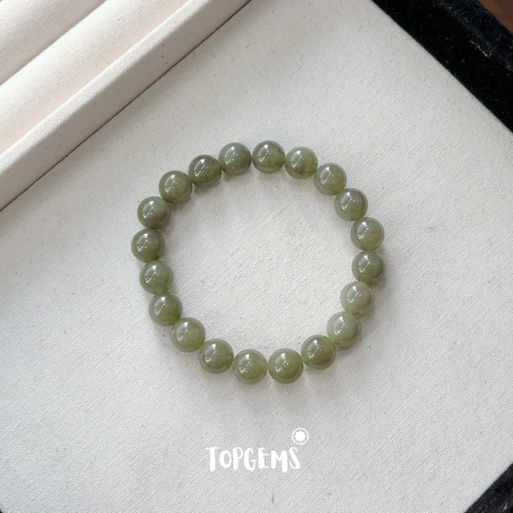 [HOẢ TỐC - TẶNG HỘP] Tổng Hợp Vòng Tay Chuỗi Ngọc Hoà Điền Tự Nhiên Size 6mm - 12mm TOPGEMS