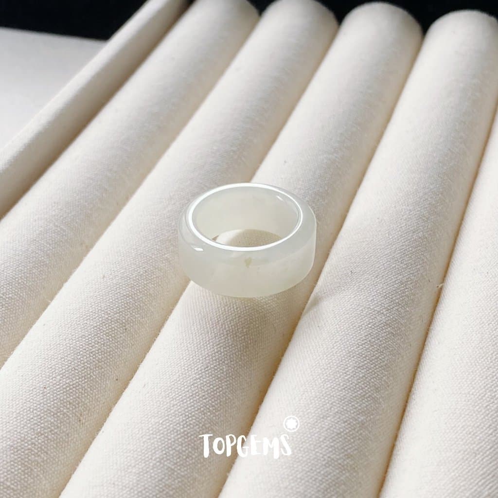 [CÓ KIỂM ĐỊNH] Tổng Hợp Nhẫn Ngọc Hoà Điền Tự Nhiên Nam Nữ Chủng Cao Đẹp TOPGEMS - HOẢ TỐC, TẶNG HỘP YA102 - Ảnh bìa