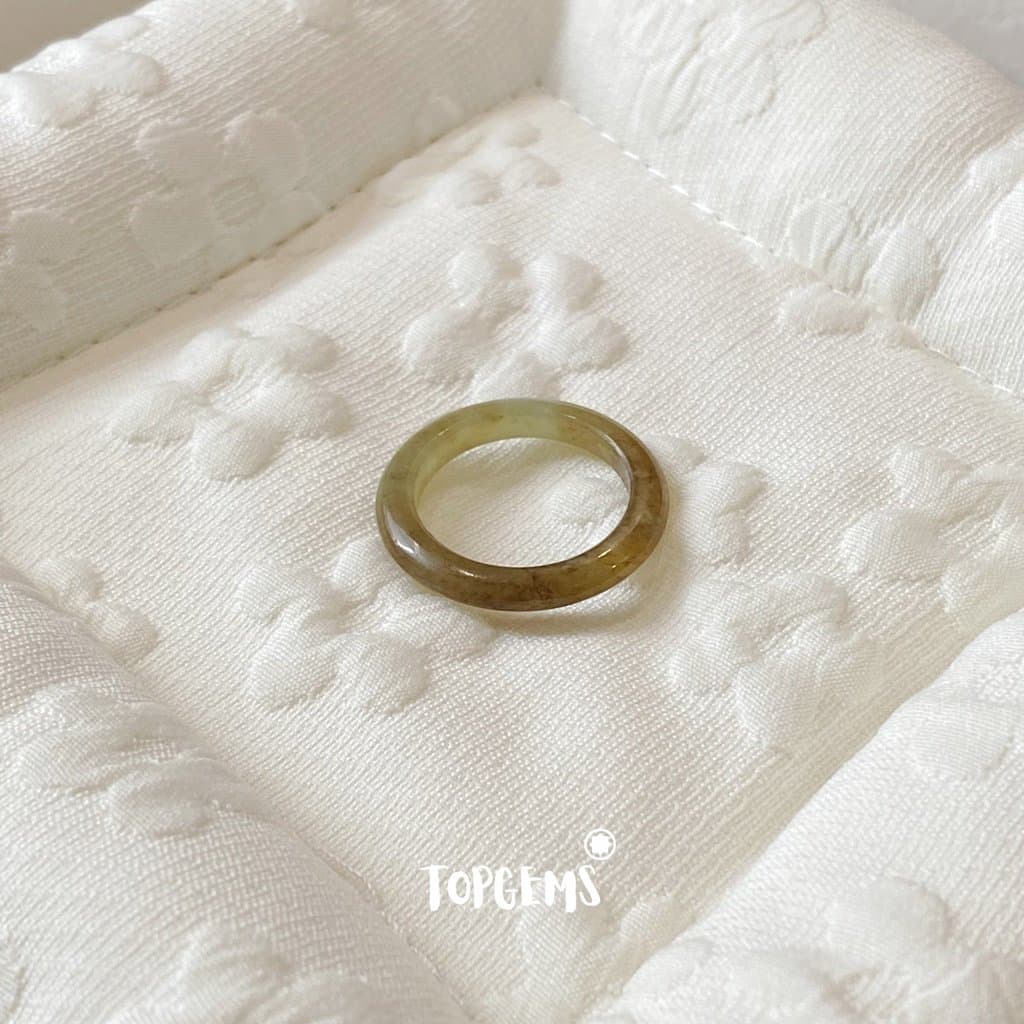 [TẶNG KÈM HỘP] Tổng Hợp Nhẫn Ngọc Hòa Điền Tự Nhiên Phong Thủy May Mắn - Chọn Mẫu Theo Mệnh & Sở Thích Y839 - Ảnh bìa