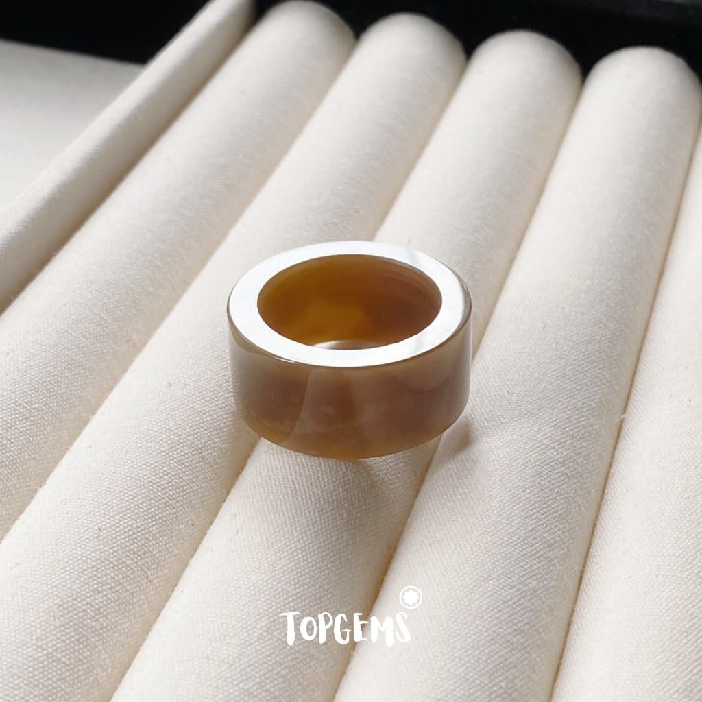 [CÓ KIỂM ĐỊNH] Tổng Hợp Nhẫn Ngọc Hoà Điền Tự Nhiên Nam Nữ Chủng Cao Đẹp TOPGEMS - HOẢ TỐC, TẶNG HỘP YA068 - Ảnh bìa
