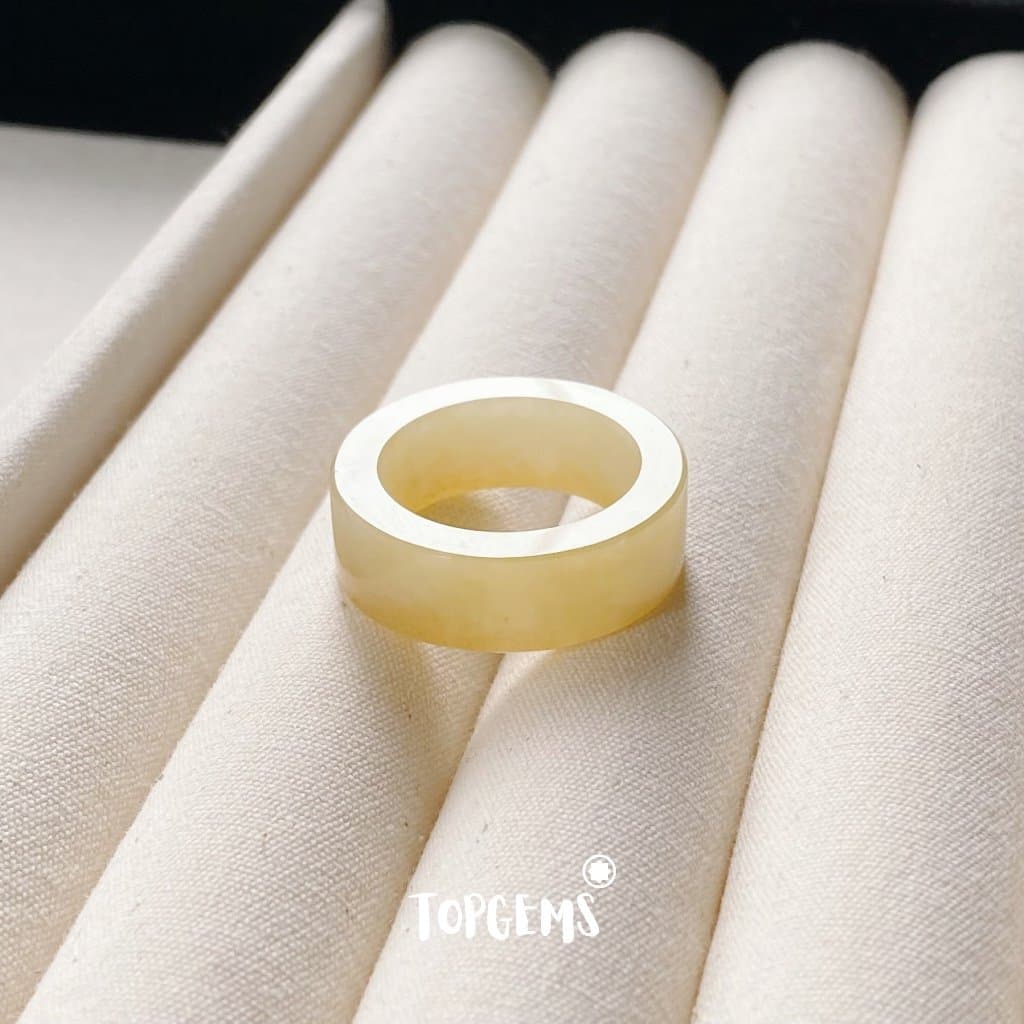[CÓ KIỂM ĐỊNH] Tổng Hợp Nhẫn Ngọc Hoà Điền Tự Nhiên Nam Nữ Chủng Cao Đẹp TOPGEMS - HOẢ TỐC, TẶNG HỘP