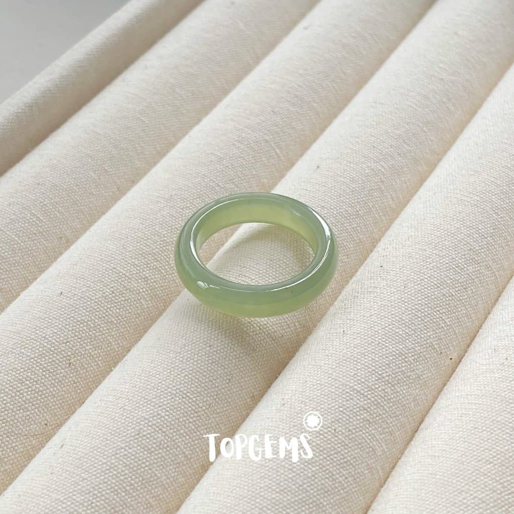 [CÓ KIỂM ĐỊNH] Tổng Hợp Nhẫn Ngọc Hoà Điền Tự Nhiên Nam Nữ Chủng Cao Đẹp TOPGEMS - HOẢ TỐC, TẶNG HỘP