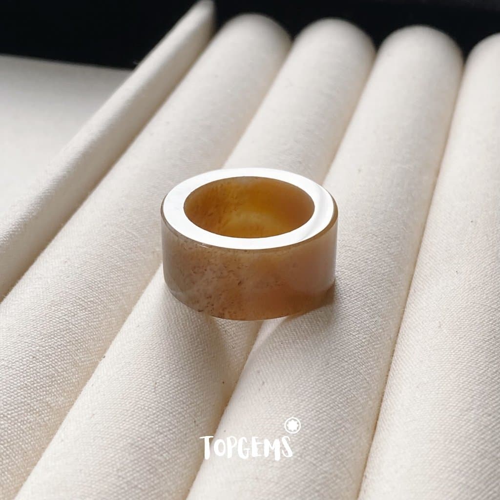[CÓ KIỂM ĐỊNH] Tổng Hợp Nhẫn Ngọc Hoà Điền Tự Nhiên Nam Nữ Chủng Cao Đẹp TOPGEMS - HOẢ TỐC, TẶNG HỘP YA066 - Ảnh bìa