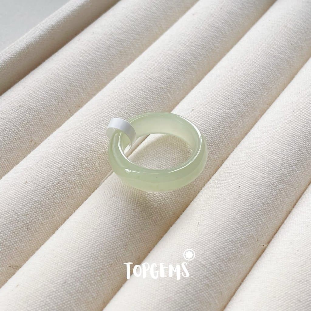 [CÓ KIỂM ĐỊNH] Tổng Hợp Nhẫn Ngọc Hoà Điền Tự Nhiên Nam Nữ Chủng Cao Đẹp TOPGEMS - HOẢ TỐC, TẶNG HỘP YA123 - Ảnh bìa