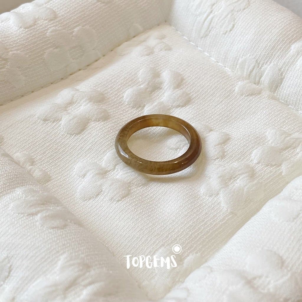 [TẶNG KÈM HỘP] Tổng Hợp Nhẫn Ngọc Hòa Điền Tự Nhiên Phong Thủy May Mắn - Chọn Mẫu Theo Mệnh & Sở Thích Y809 - Ảnh bìa