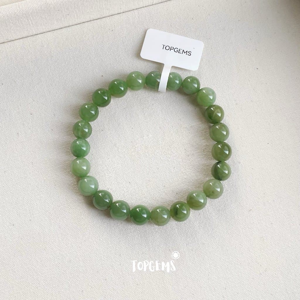 Vòng Chuỗi Mật Ngọc Hoà Điền Tự Nhiên 6 Li Màu Mật Ombre Chuyển Màu TOPGEMS - [SHIP HOẢ TỐC] V953 - Ảnh bìa