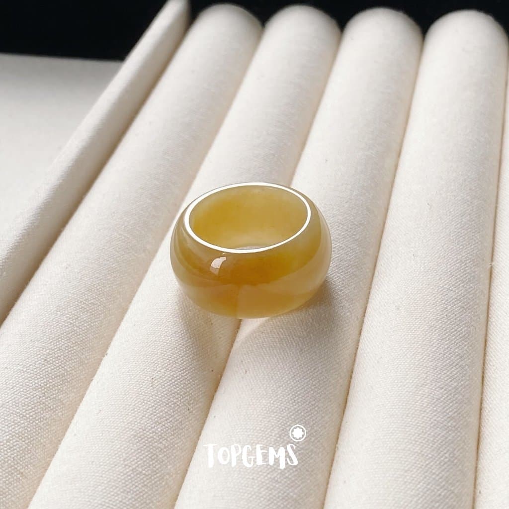 [CÓ KIỂM ĐỊNH] Tổng Hợp Nhẫn Ngọc Hoà Điền Tự Nhiên Nam Nữ Chủng Cao Đẹp TOPGEMS - HOẢ TỐC, TẶNG HỘP YA086 - Ảnh bìa