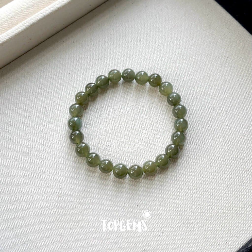 [HOẢ TỐC - TẶNG HỘP] Vòng Tay Chuỗi Ngọc Hoà Điền Tự Nhiên Nhập Môn Size 6mm - 12mm TOPGEMS VA398 - Ảnh bìa