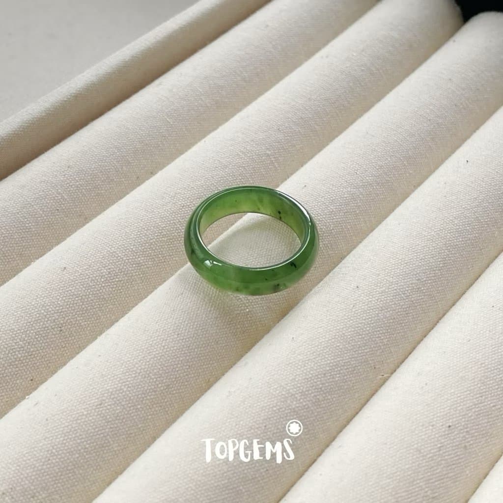 Tổng Hợp Nhẫn Ngọc Hoà Điền Tự Nhiên Nam Nữ Chủng Cao Hàng Đẹp TOPGEMS - CÓ KIỂM ĐỊNH - CÓ HOẢ TỐC - TẶNG HỘP YA003 - Ảnh bìa