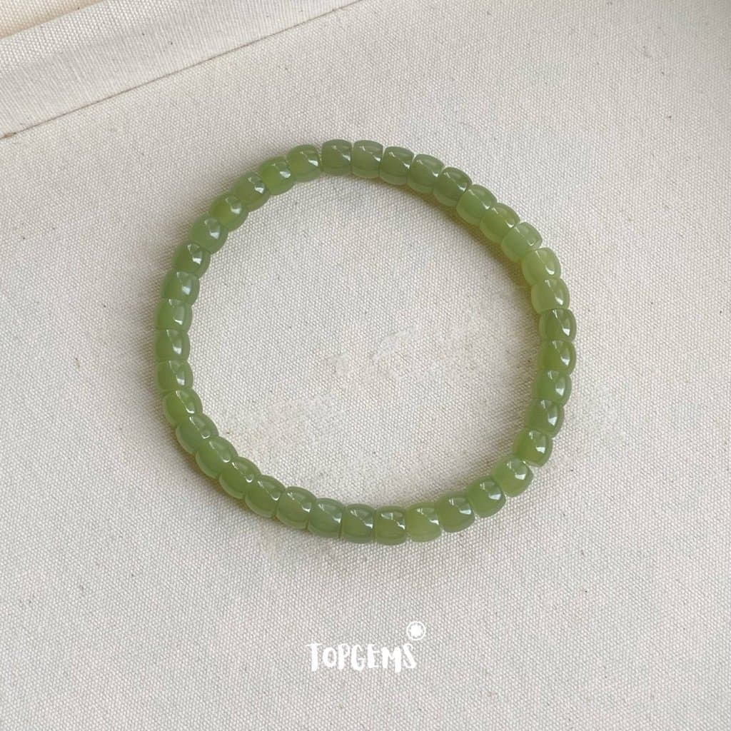 Vòng Tay Chuỗi Ngọc Hoà Điền Tự Nhiên Vòng Nhập Môn 6 li đến 12 li TOPGEMS [SHIP HOẢ TỐC] - TẶNG KÈM HỘP VA095 - Ảnh bìa