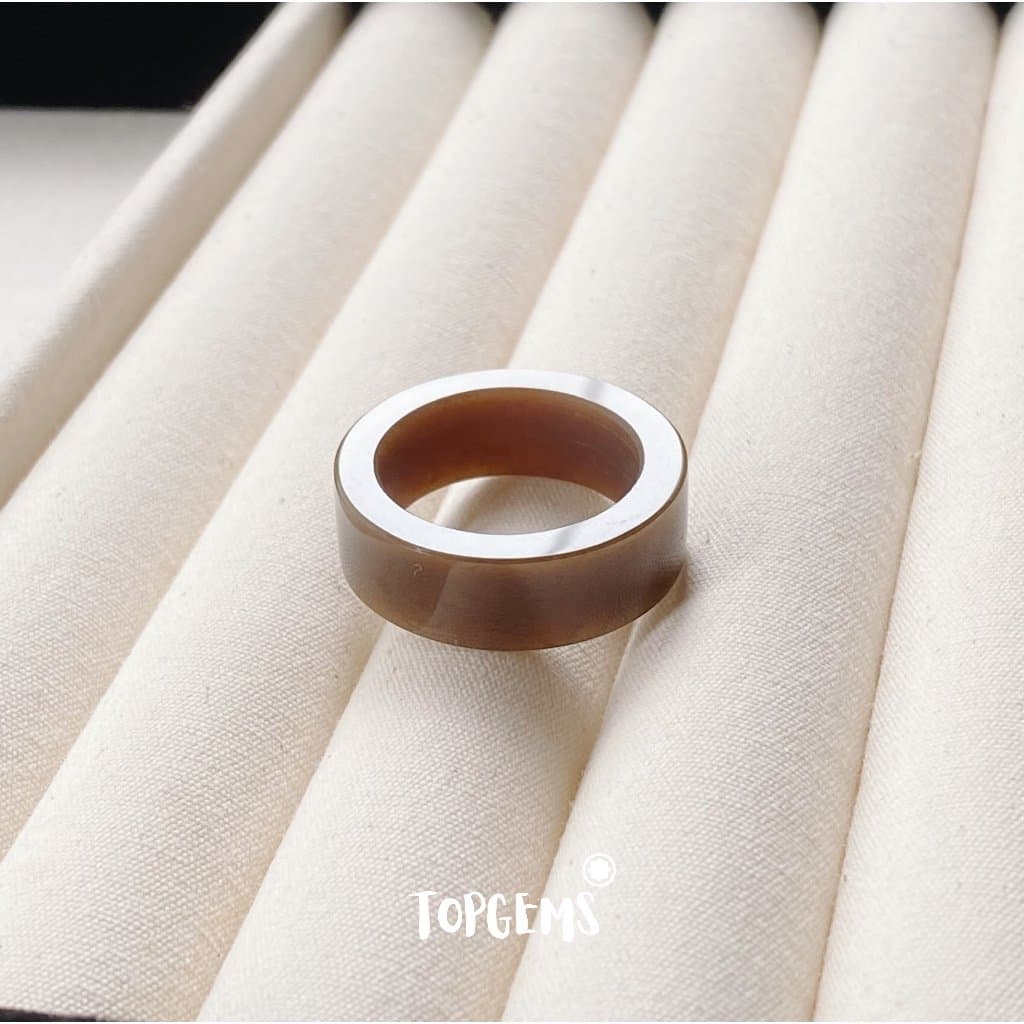 [CÓ KIỂM ĐỊNH] Tổng Hợp Nhẫn Ngọc Hoà Điền Tự Nhiên Nam Nữ Chủng Cao Đẹp TOPGEMS - HOẢ TỐC, TẶNG HỘP YA062 - Ảnh bìa