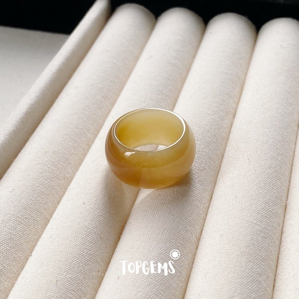 [CÓ KIỂM ĐỊNH] Tổng Hợp Nhẫn Ngọc Hoà Điền Tự Nhiên Nam Nữ Chủng Cao Đẹp TOPGEMS - HOẢ TỐC, TẶNG HỘP