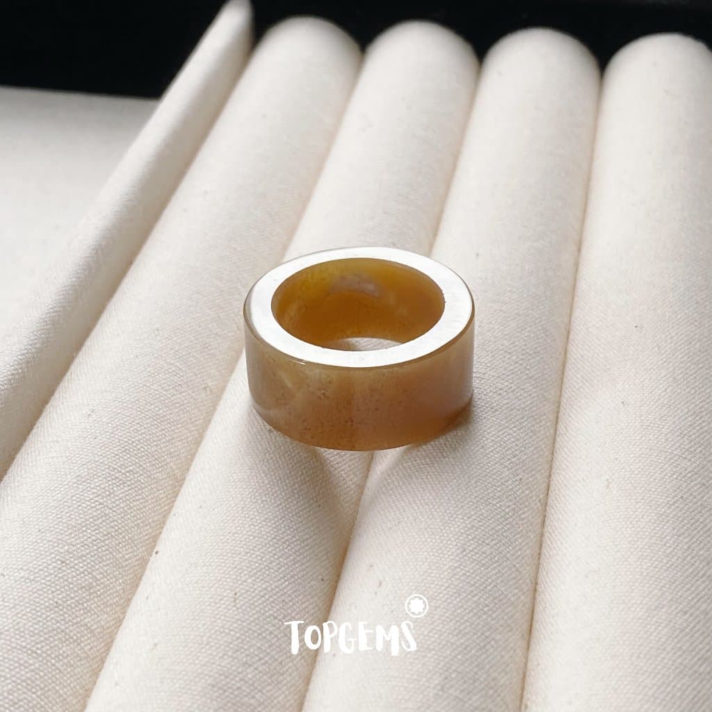 [CÓ KIỂM ĐỊNH] Tổng Hợp Nhẫn Ngọc Hoà Điền Tự Nhiên Nam Nữ Chủng Cao Đẹp TOPGEMS - HOẢ TỐC, TẶNG HỘP YA065 - Ảnh bìa