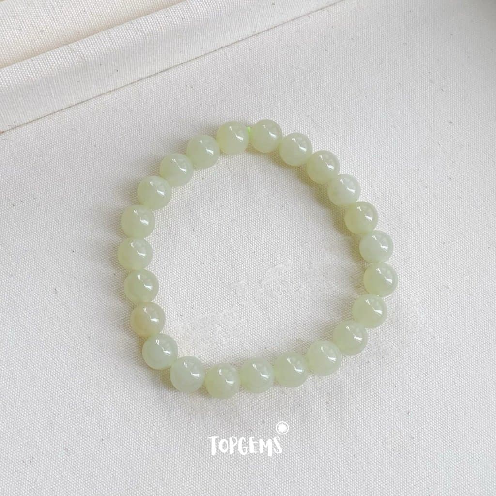 Vòng Tay Chuỗi Ngọc Hoà Điền Tự Nhiên Vòng Nhập Môn 6 li đến 12 li TOPGEMS [SHIP HOẢ TỐC] - TẶNG KÈM HỘP