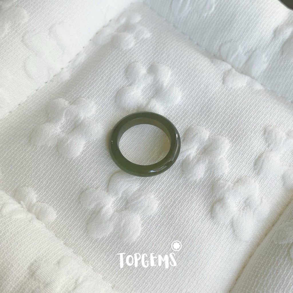 [TẶNG KÈM HỘP] Tổng Hợp Nhẫn Ngọc Hòa Điền Tự Nhiên Phong Thủy May Mắn - Chọn Mẫu Theo Mệnh & Sở Thích