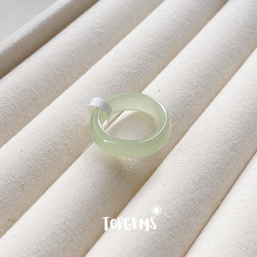 [CÓ KIỂM ĐỊNH] Tổng Hợp Nhẫn Ngọc Hoà Điền Tự Nhiên Nam Nữ Chủng Cao Đẹp TOPGEMS - HOẢ TỐC, TẶNG HỘP YA123 - Ảnh bìa