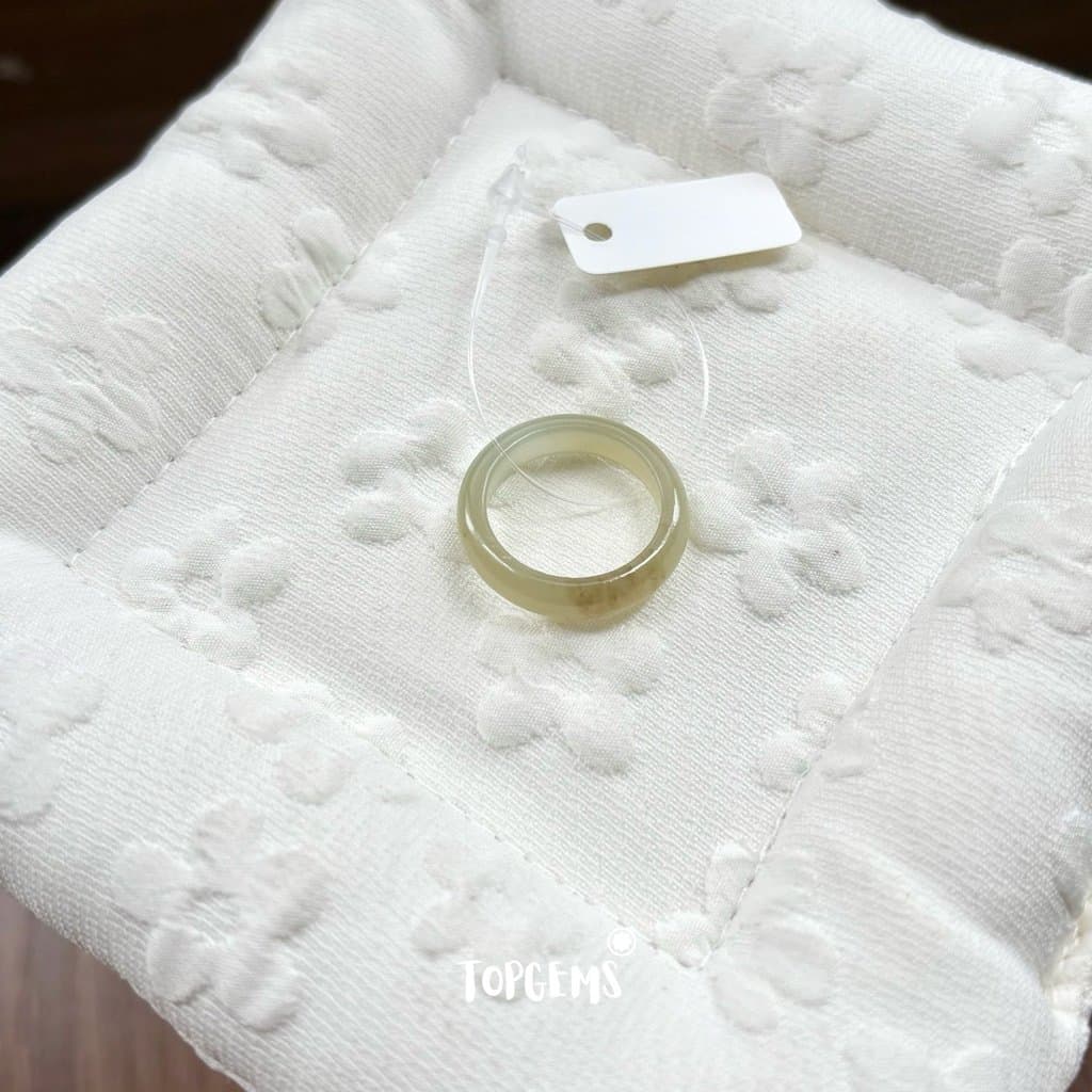 [TẶNG KÈM HỘP] Tổng Hợp Nhẫn Ngọc Hòa Điền Tự Nhiên Phong Thủy May Mắn - Chọn Mẫu Theo Mệnh & Sở Thích Y663 - Ảnh bìa