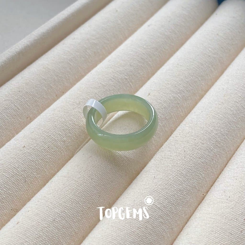 [CÓ KIỂM ĐỊNH] Tổng Hợp Nhẫn Ngọc Hoà Điền Tự Nhiên Nam Nữ Chủng Cao Đẹp TOPGEMS - HOẢ TỐC, TẶNG HỘP YA103 - Ảnh bìa