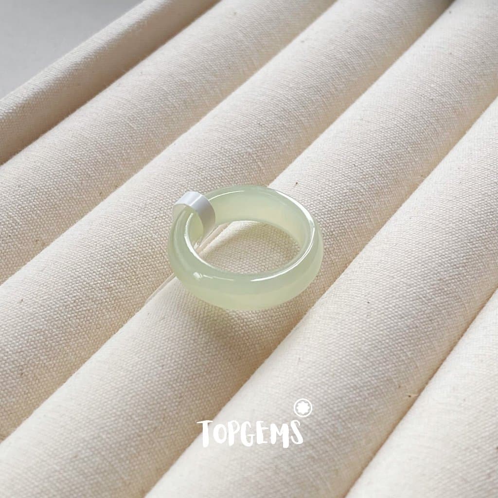 [CÓ KIỂM ĐỊNH] Tổng Hợp Nhẫn Ngọc Hoà Điền Tự Nhiên Nam Nữ Chủng Cao Đẹp TOPGEMS - HOẢ TỐC, TẶNG HỘP