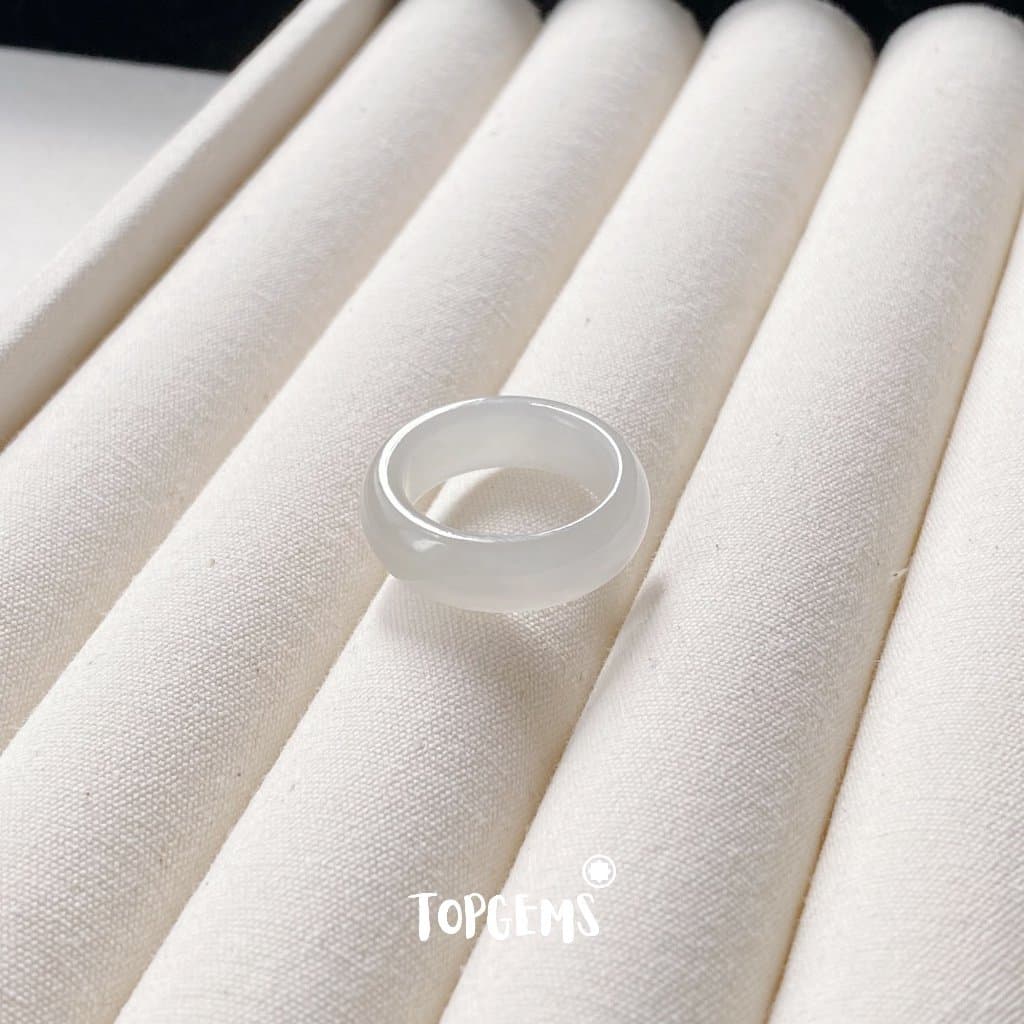 [CÓ KIỂM ĐỊNH] Tổng Hợp Nhẫn Ngọc Hoà Điền Tự Nhiên Nam Nữ Chủng Cao Đẹp TOPGEMS - HOẢ TỐC, TẶNG HỘP YA099 - Ảnh bìa