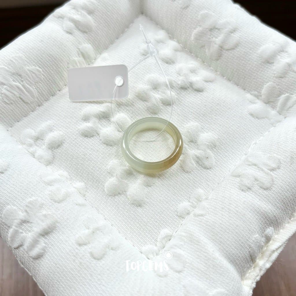 [TẶNG KÈM HỘP] Tổng Hợp Nhẫn Ngọc Hòa Điền Tự Nhiên Phong Thủy May Mắn - Chọn Mẫu Theo Mệnh & Sở Thích Y803 - Ảnh bìa