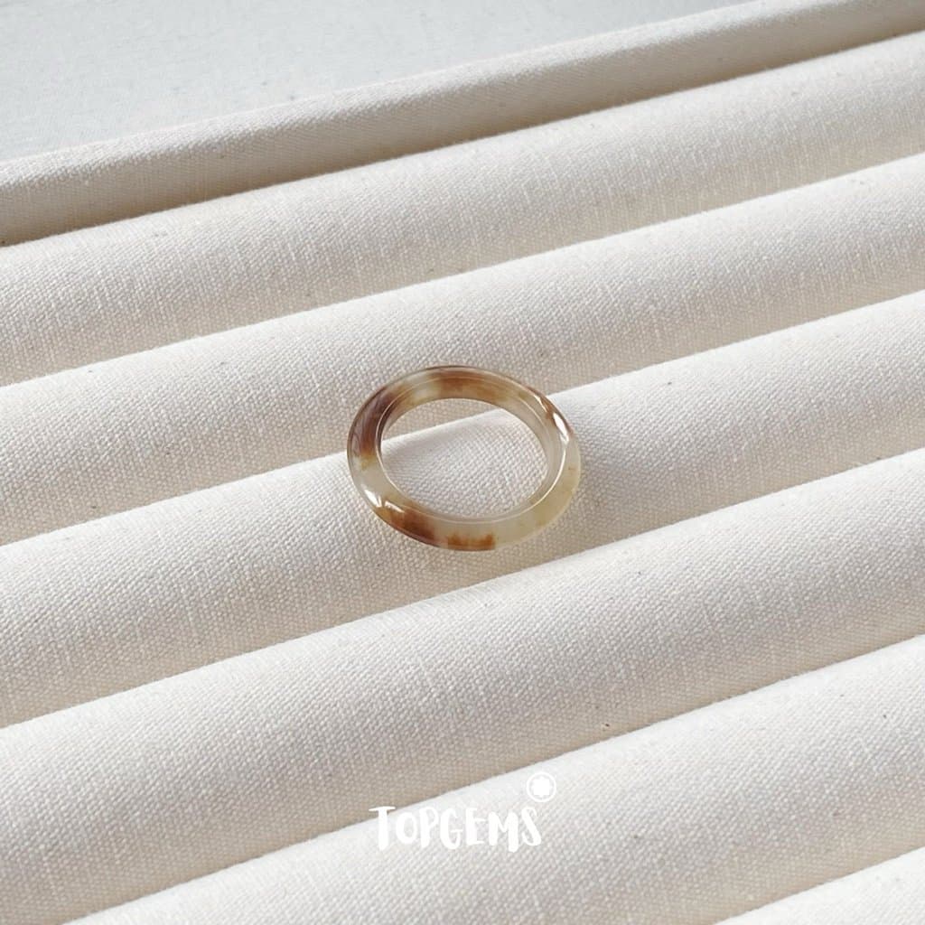 [TẶNG KÈM HỘP] Tổng Hợp Nhẫn Ngọc Hòa Điền Tự Nhiên Phong Thủy May Mắn - Chọn Mẫu Theo Mệnh & Sở Thích Y821 - Ảnh bìa