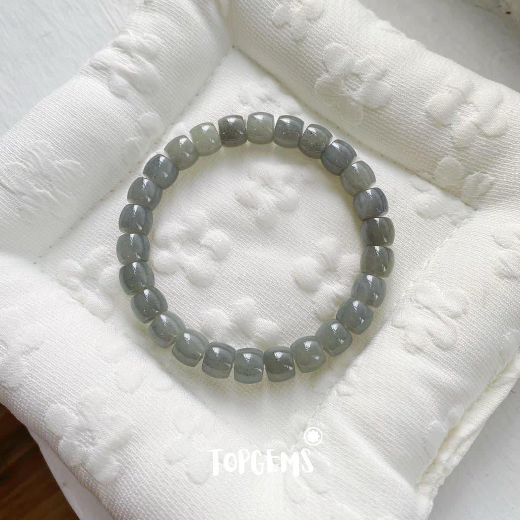 Vòng Tay Ngọc Hoà Điền Tự Nhiên Vòng Nhập Môn Phúc Lợi 6 li đến 12 li TOPGEMS [SHIP HOẢ TỐC] - TẶNG KÈM HỘP V921 - Ảnh bìa