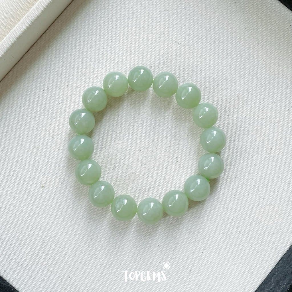 Vòng Tay Chuỗi Ngọc Hoà Điền Tự Nhiên Vòng Nhập Môn 6 li đến 12 li TOPGEMS [SHIP HOẢ TỐC] - TẶNG KÈM HỘP V981 - Ảnh bìa