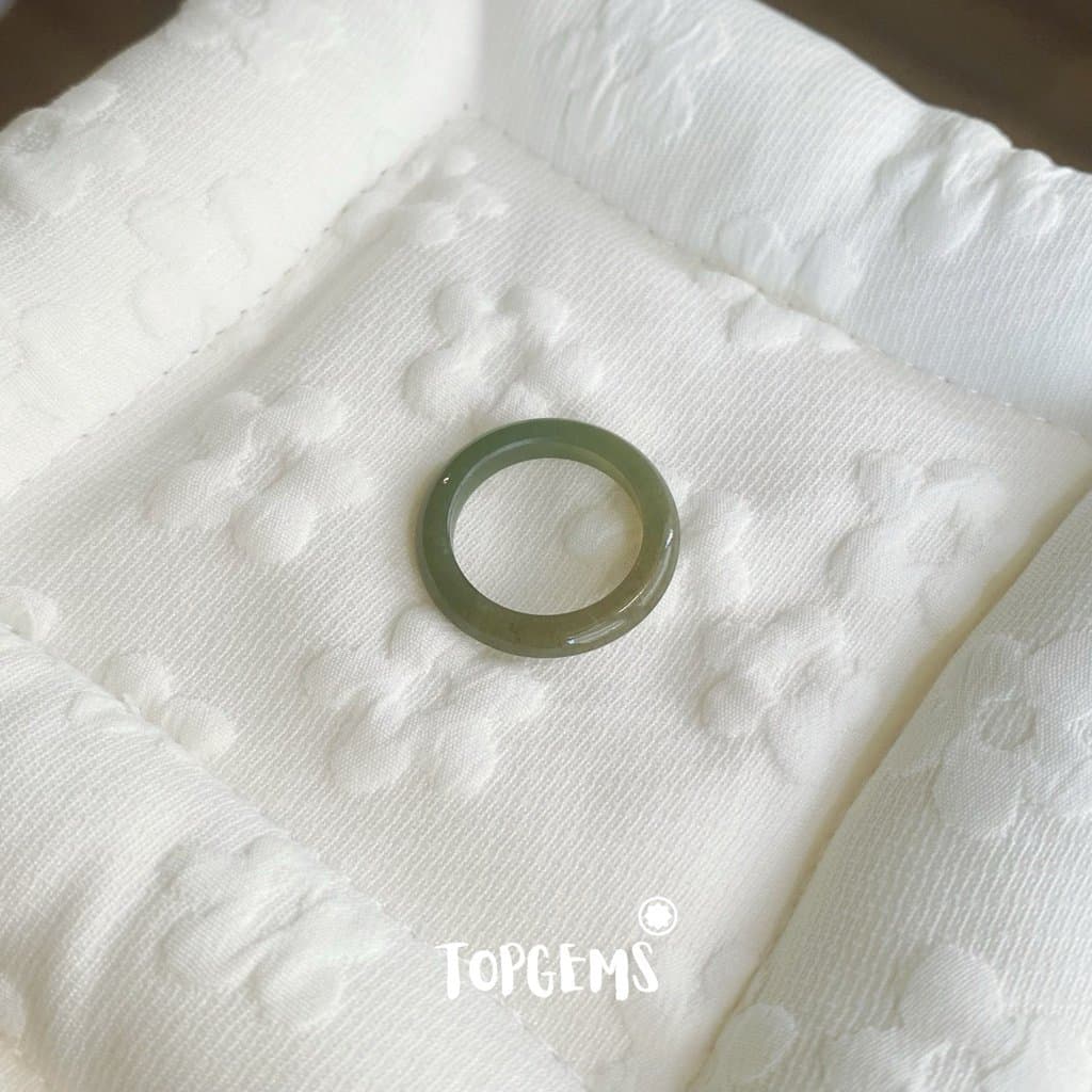 [TẶNG KÈM HỘP] Tổng Hợp Nhẫn Ngọc Hòa Điền Tự Nhiên Phong Thủy May Mắn - Chọn Mẫu Theo Mệnh & Sở Thích