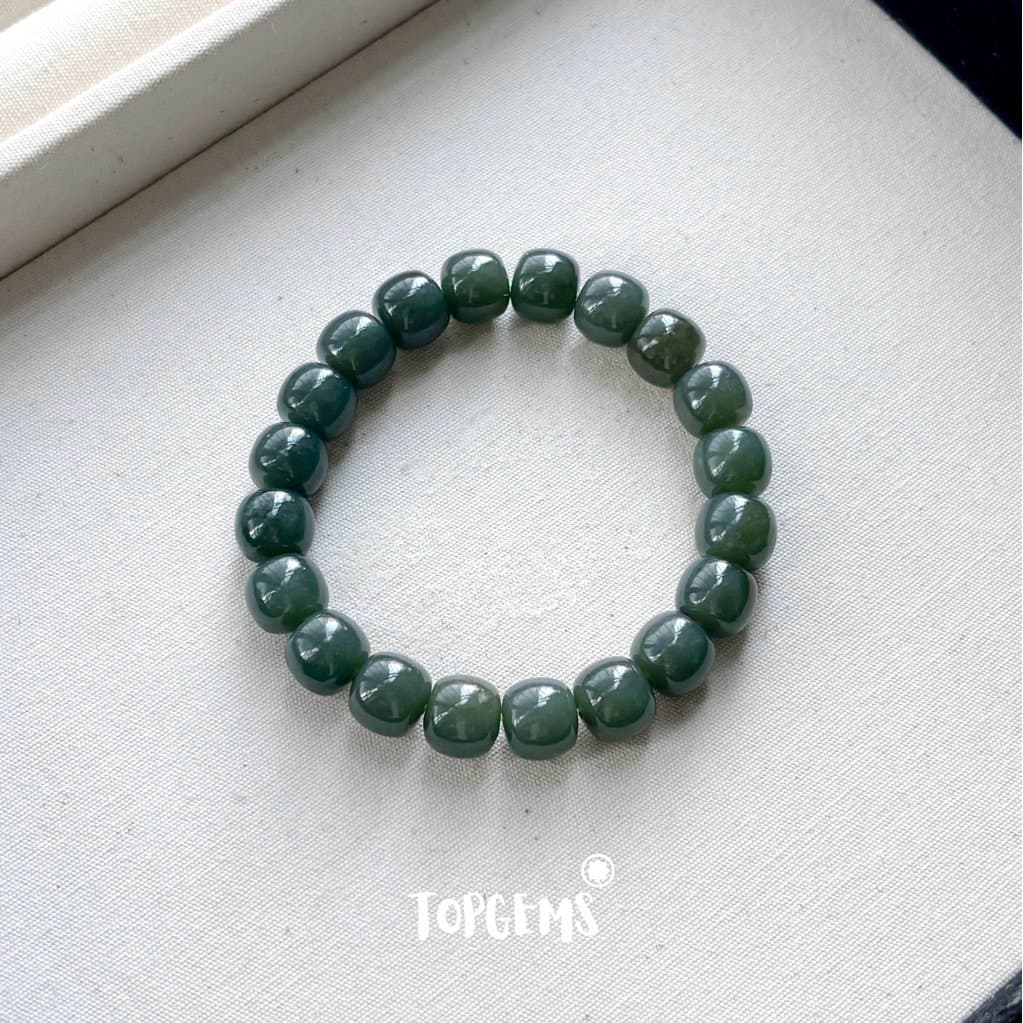 [HOẢ TỐC - TẶNG HỘP] Vòng Tay Chuỗi Ngọc Hoà Điền Tự Nhiên Nhập Môn Size 6mm - 12mm TOPGEMS VA501 - Ảnh bìa