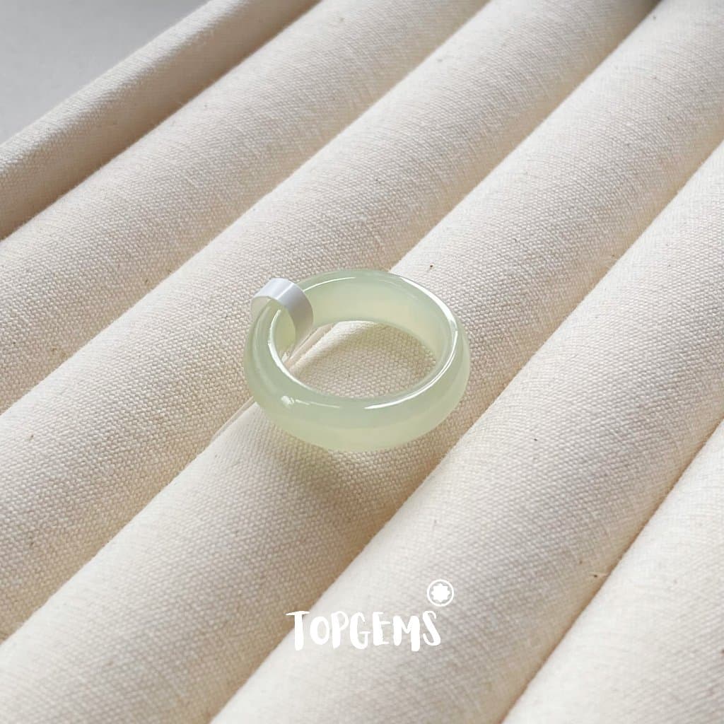 [CÓ KIỂM ĐỊNH] Tổng Hợp Nhẫn Ngọc Hoà Điền Tự Nhiên Nam Nữ Chủng Cao Đẹp TOPGEMS - HOẢ TỐC, TẶNG HỘP YA110 - Ảnh bìa