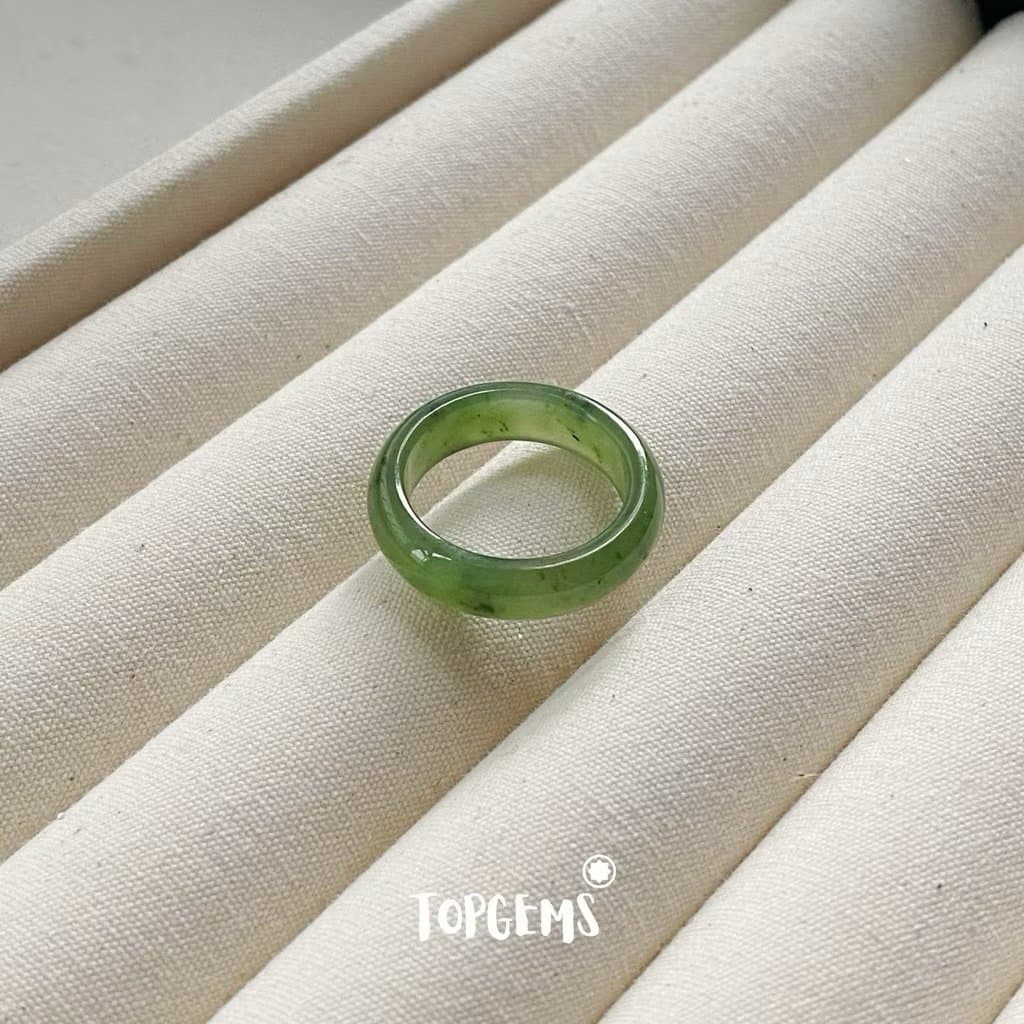Tổng Hợp Nhẫn Ngọc Hoà Điền Tự Nhiên Nam Nữ Chủng Cao Hàng Đẹp TOPGEMS - CÓ KIỂM ĐỊNH - CÓ HOẢ TỐC - TẶNG HỘP YA002 - Ảnh bìa