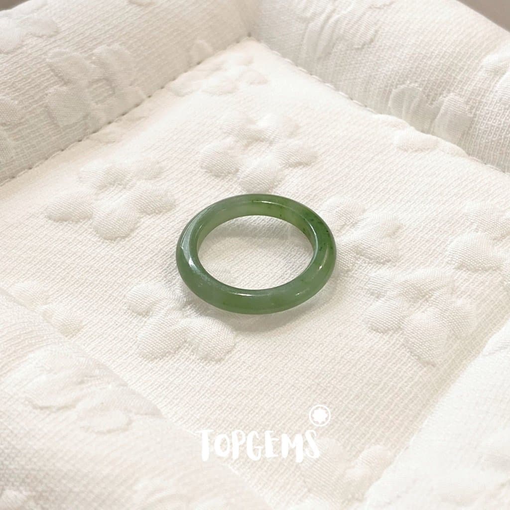 [TẶNG KÈM HỘP] Tổng Hợp Nhẫn Ngọc Hòa Điền Tự Nhiên Phong Thủy May Mắn - Chọn Mẫu Theo Mệnh & Sở Thích Y860 - Ảnh bìa