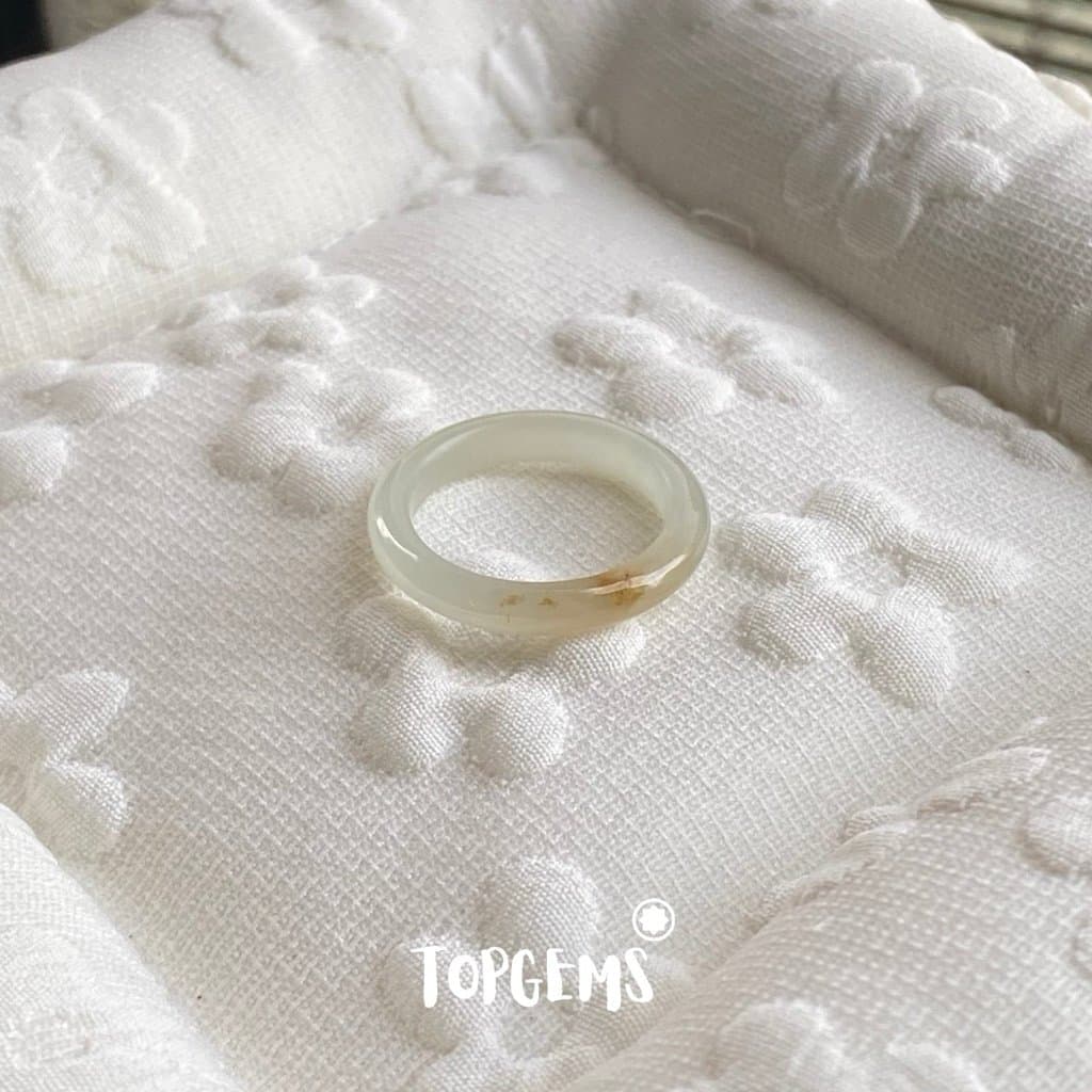 [TẶNG KÈM HỘP] Tổng Hợp Nhẫn Ngọc Hòa Điền Tự Nhiên Phong Thủy May Mắn - Chọn Mẫu Theo Mệnh & Sở Thích Y880 - Ảnh bìa