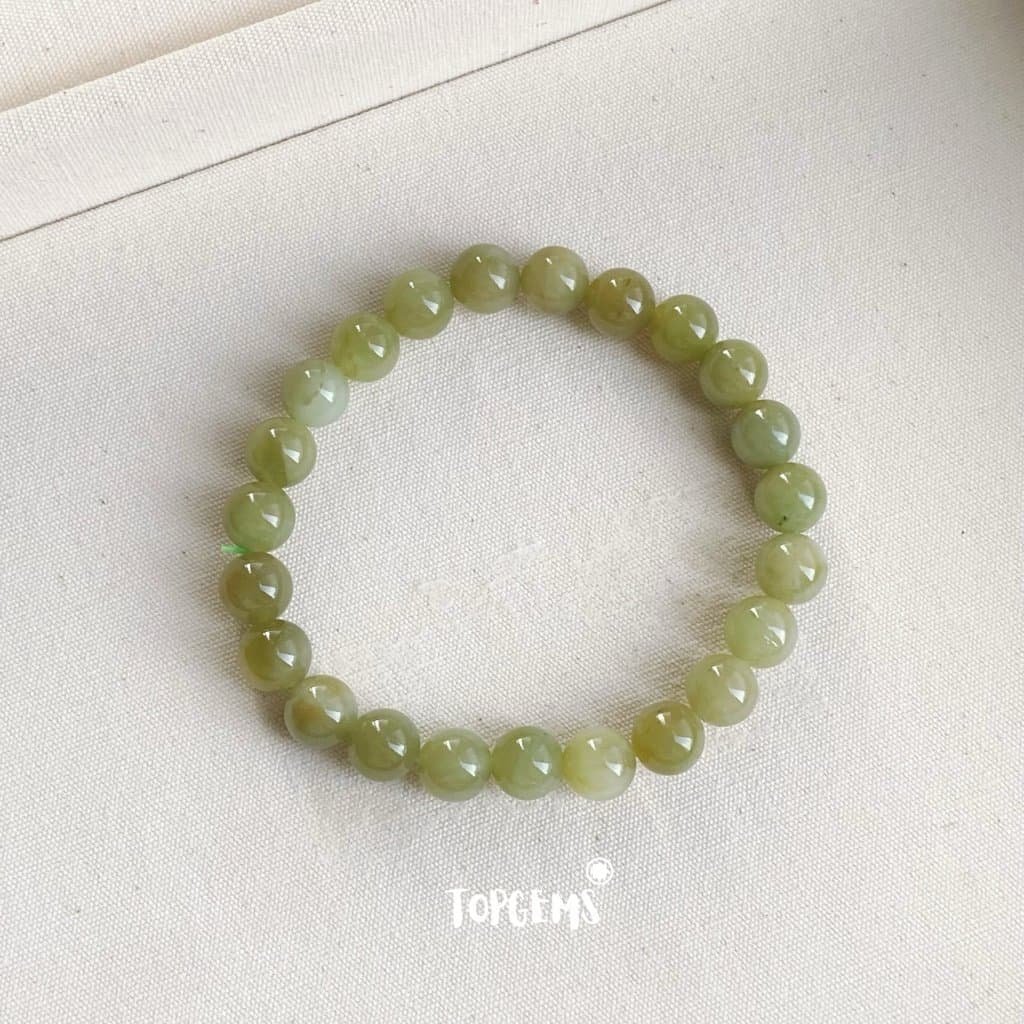 Vòng Chuỗi Mật Ngọc Hoà Điền Tự Nhiên 6 Li Màu Mật Ombre Chuyển Màu TOPGEMS - [SHIP HOẢ TỐC] V952 - Ảnh bìa