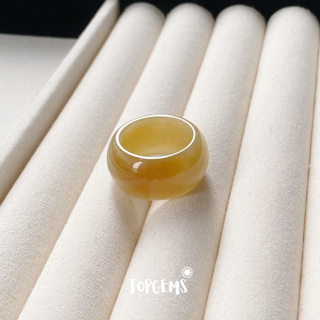 [CÓ KIỂM ĐỊNH] Tổng Hợp Nhẫn Ngọc Hoà Điền Tự Nhiên Nam Nữ Chủng Cao Đẹp TOPGEMS - HOẢ TỐC, TẶNG HỘP YA086 - Ảnh bìa