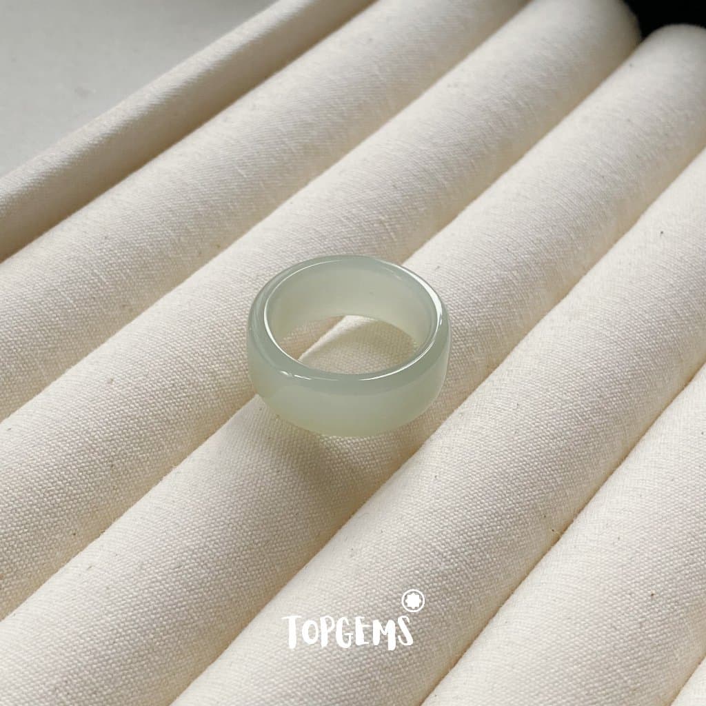 Tổng Hợp Nhẫn Ngọc Hòa Điền Tự Nhiên Dòng Cao Cấp Chột Mảnh Chột Dày - Chọn Mẫu Theo Mệnh & Sở Thích YA022 - Ảnh bìa