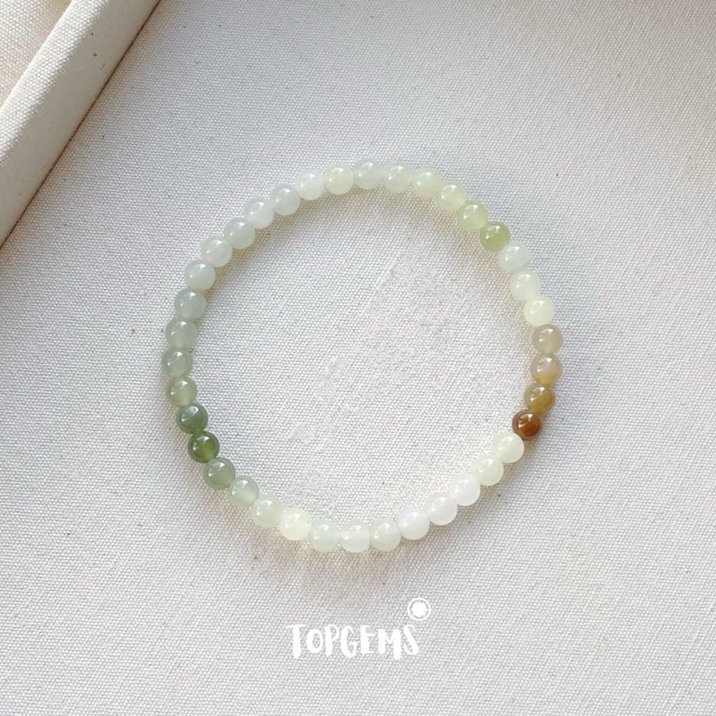 Vòng Tay Chuỗi Ngọc Hoà Điền Tự Nhiên Đa Bảo 8mm Mix Màu Đa Sắc TOPGEMS - SHIP HOẢ TỐC TẶNG KÈM HỘP VA339 - Ảnh bìa