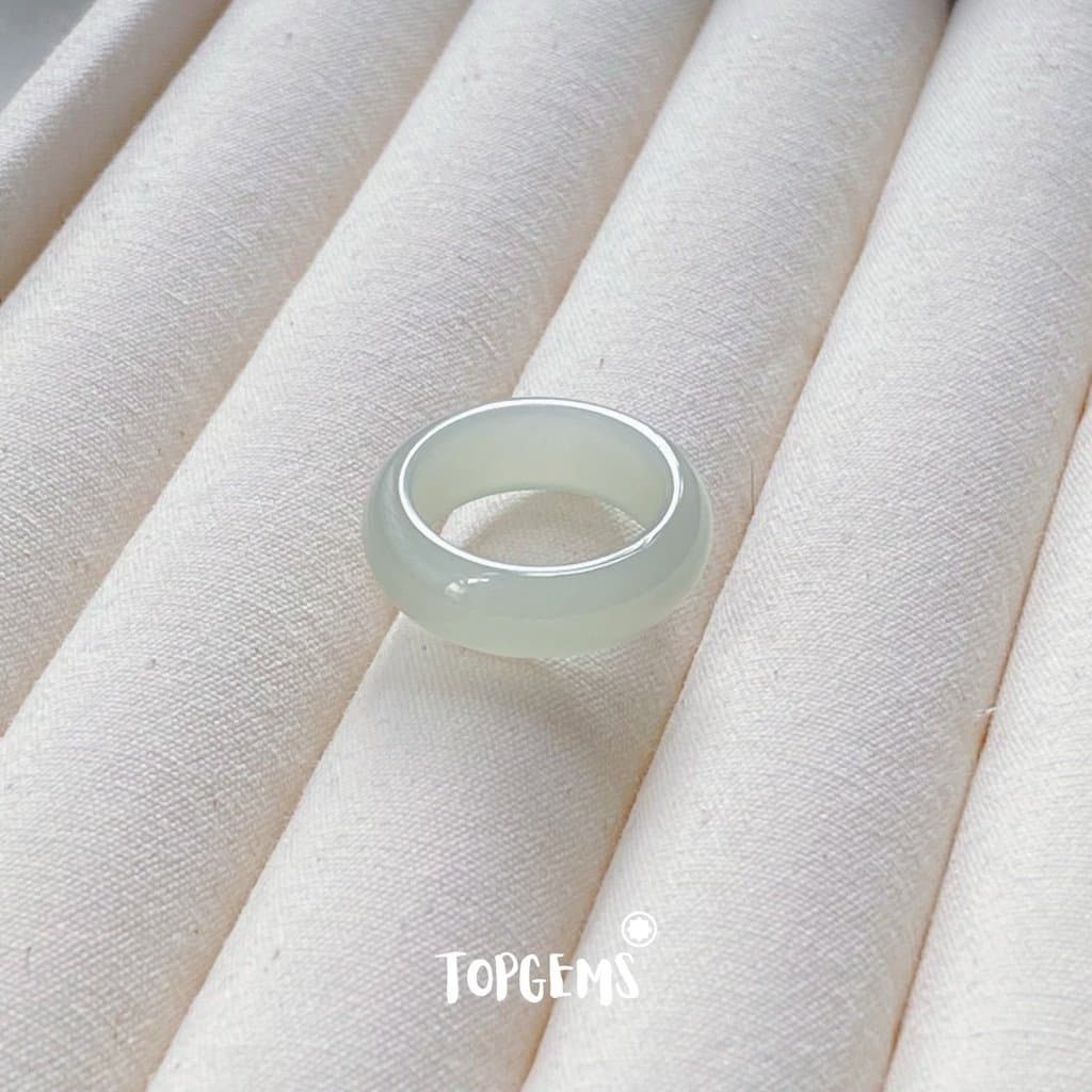 Tổng Hợp Nhẫn Ngọc Hoà Điền Tự Nhiên Nam Nữ Chủng Cao Hàng Đẹp TOPGEMS - CÓ KIỂM ĐỊNH - CÓ HOẢ TỐC - TẶNG HỘP YA052 - Ảnh bìa
