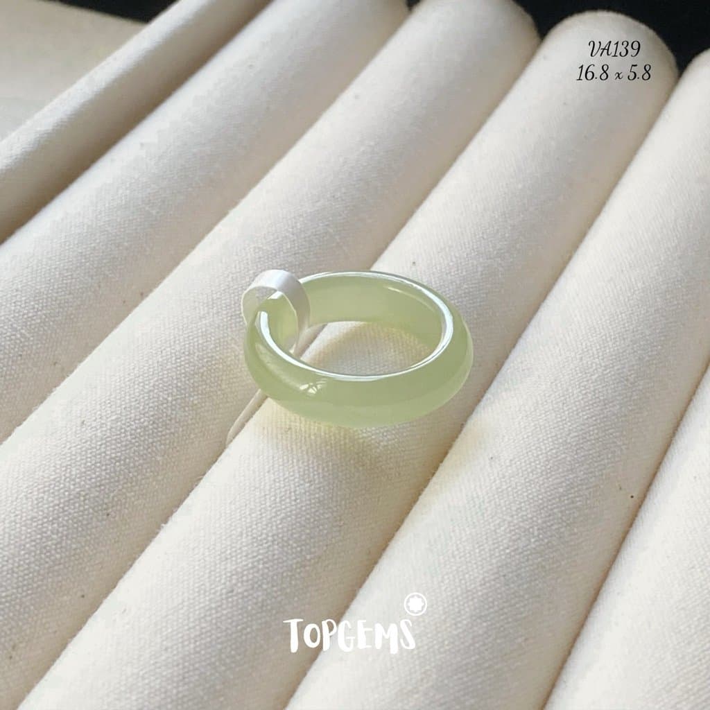 Tổng Hợp Nhẫn Ngọc Hòa Điền Tự Nhiên Phong Thủy May Mắn Dòng Cao Cấp - Chọn Mẫu Theo Mệnh & Sở Thích YA139 - Ảnh bìa