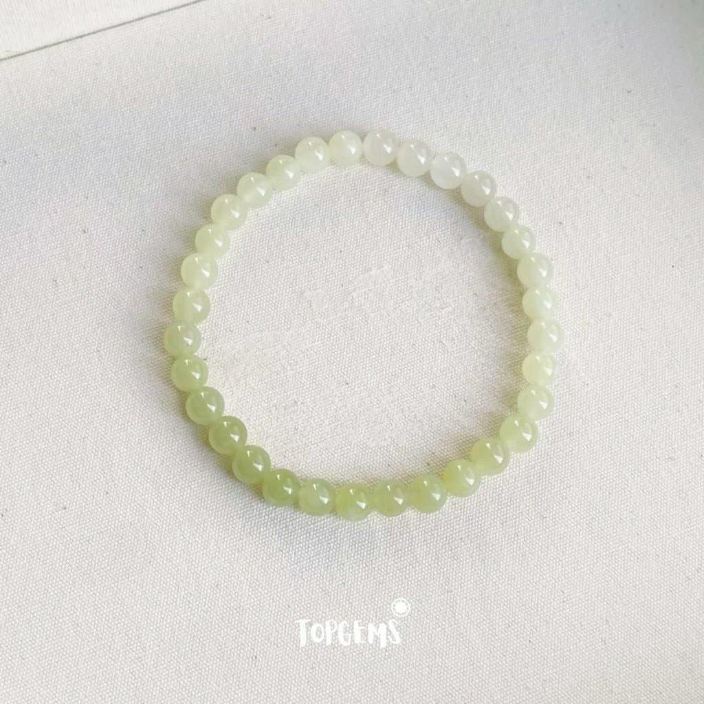Chuỗi Vòng Tay Ngọc Hoà Điền Tự Nhiên Thanh Hải Thanh Thuỷ 8 Li Nước Ngọc Trong Mướt TOPGEMS - SHIP HOẢ TỐC CÓ TẶNG HỘP VA228 - Ảnh bìa