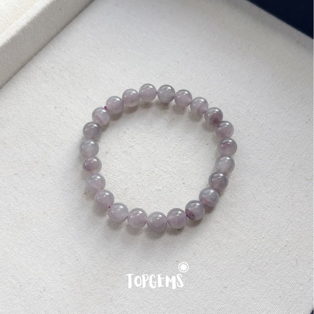 Vòng Chuỗi Ngọc Hoà Điền Yên Tử 8mm Tự Nhiên TOPGEMS - SHIP HOẢ TỐC TẶNG KÈM HỘP VA531 - Ảnh bìa